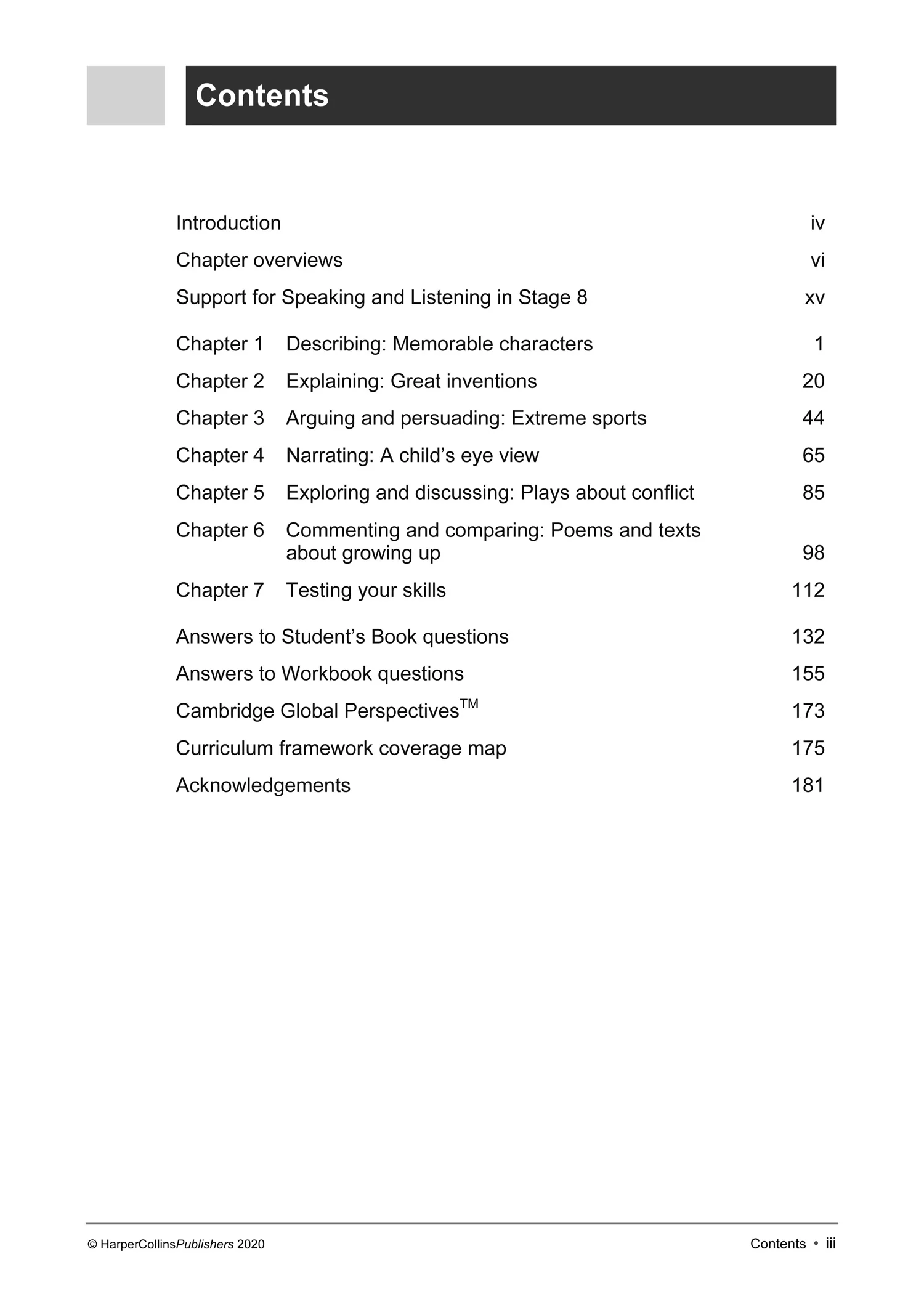 Collins Cambridge Lower Secondary English - Lower Secondary English Teacher's Guide: Stage 8: (Second edition) - Image 3