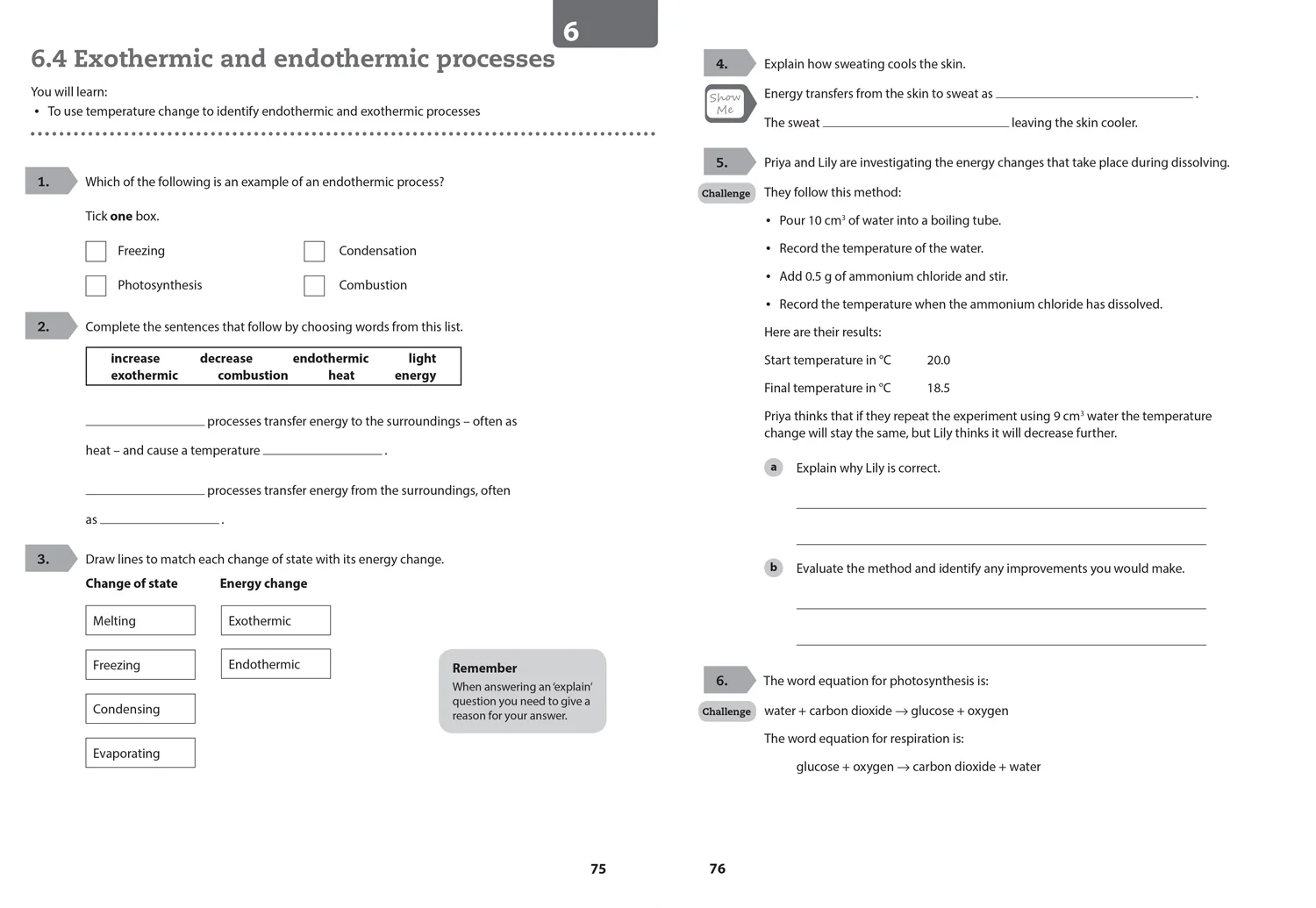 Collins Cambridge Lower Secondary Science - Lower Secondary Science Workbook: Stage 8: (Second edition) - Image 5