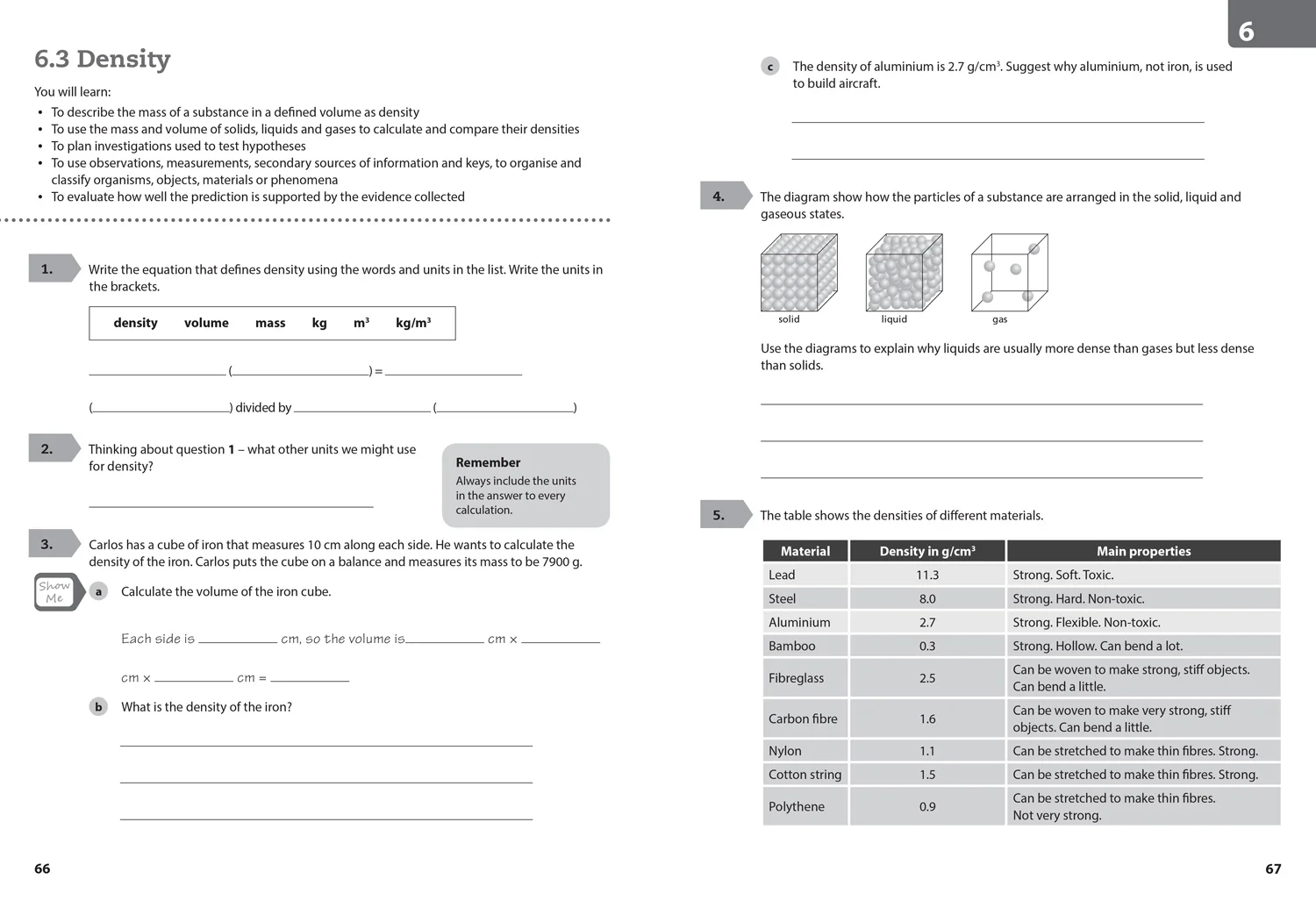 Collins Cambridge Lower Secondary Science - Lower Secondary Science Workbook: Stage 9: (Second edition) - Image 5