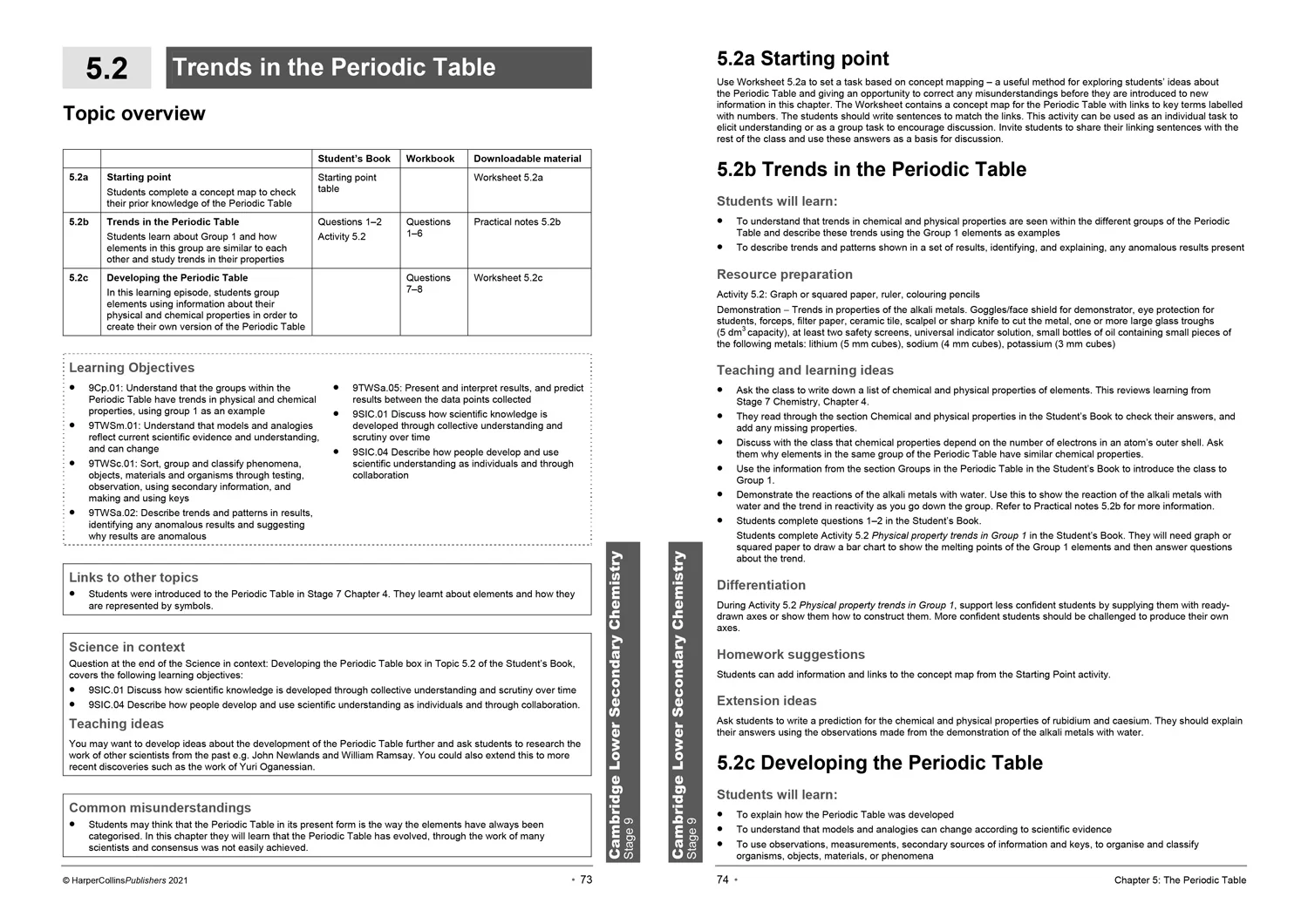 Collins Cambridge Lower Secondary Science - Lower Secondary Science Teacher’s Guide: Stage 9: (Second edition) - Image 4