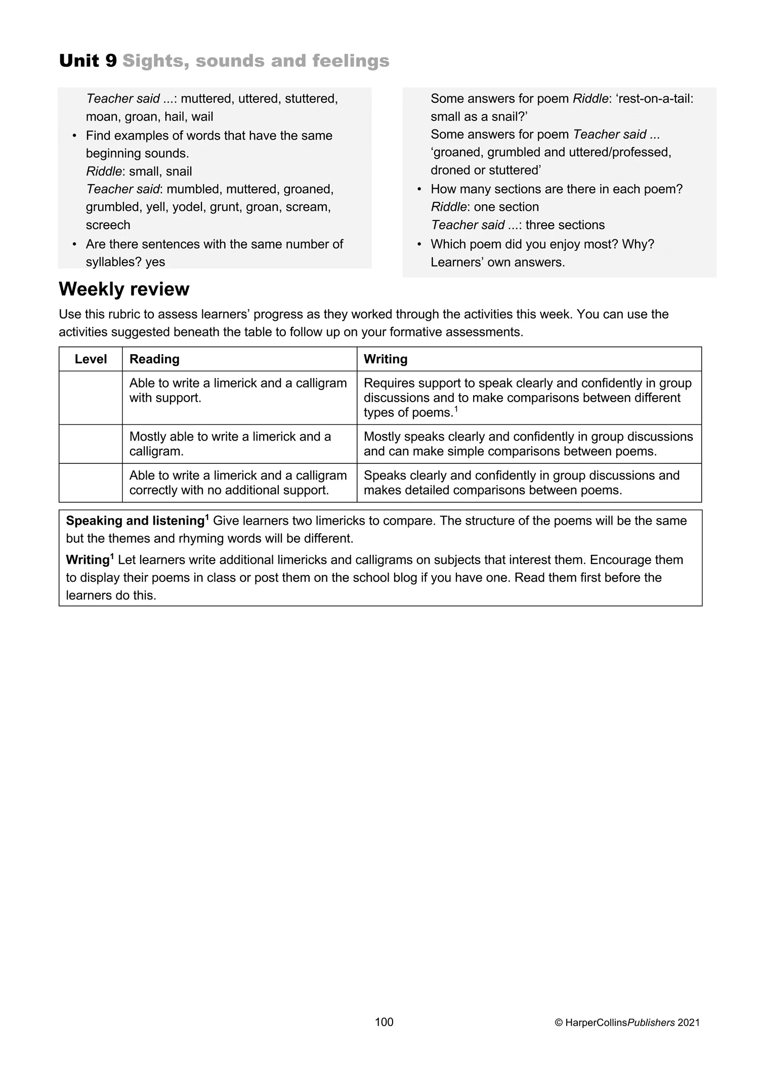 Collins International Primary English - International Primary English Teacher’s Guide: Stage 3: (Second edition) - Image 5