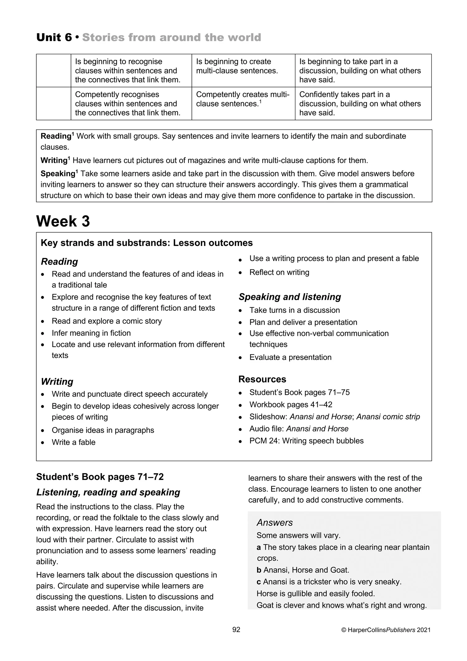 Collins International Primary English - International Primary English Teacher’s Guide: Stage 5: (Second edition) - Image 2