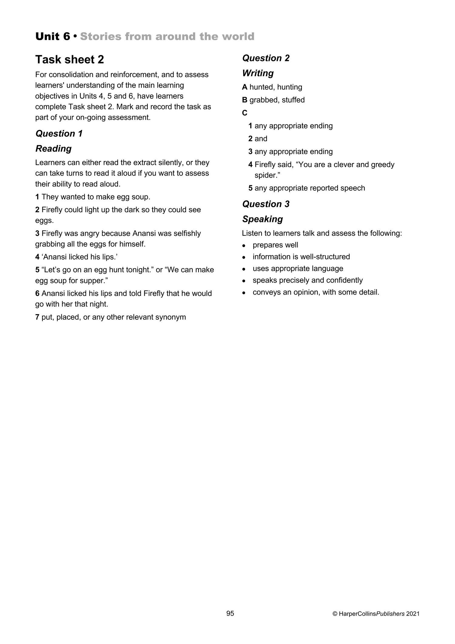 Collins International Primary English - International Primary English Teacher’s Guide: Stage 5: (Second edition) - Image 5