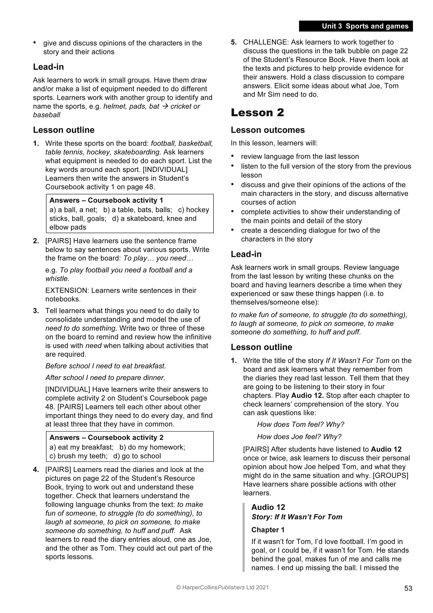 Collins Explore English - Explore English Teacher’s Guide: Stage 5: (Second edition) - Image 6