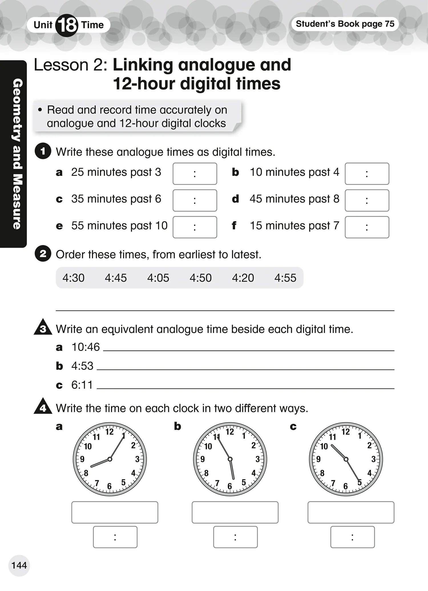 Collins International Primary Maths - International Primary Maths Workbook: Stage 4: (Second edition) - Image 5