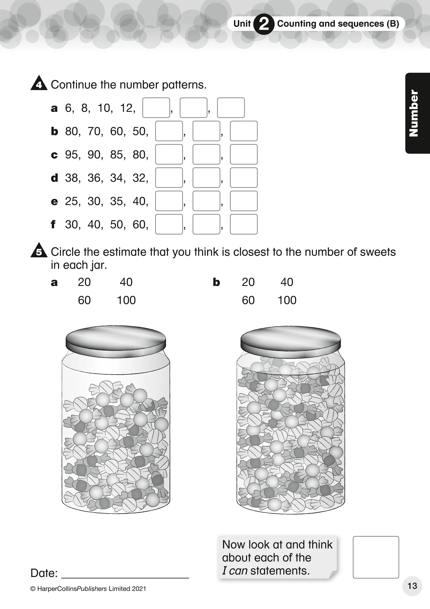 Collins International Primary Maths - International Primary Maths Progress Book: Stage 2 - Image 3