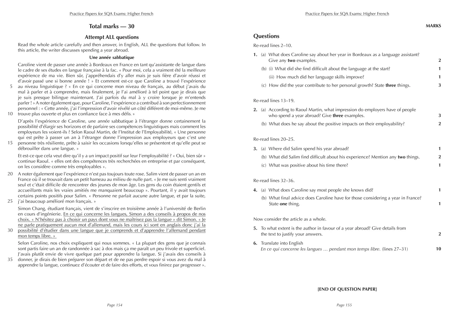 Leckie Complete Revision & Practice - Higher French: Preparation and Support for SQA Exams - Image 4