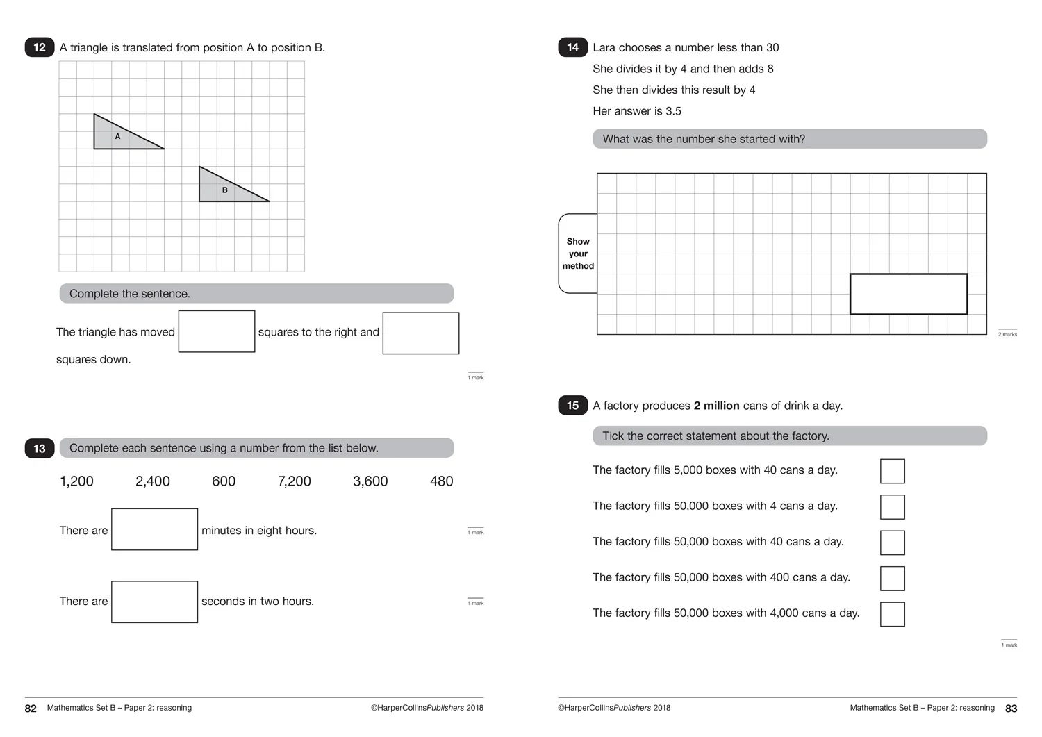 Collins KS2 SATs Practice - KS2 Maths SATs Practice Papers: for the 2025 tests - Image 5