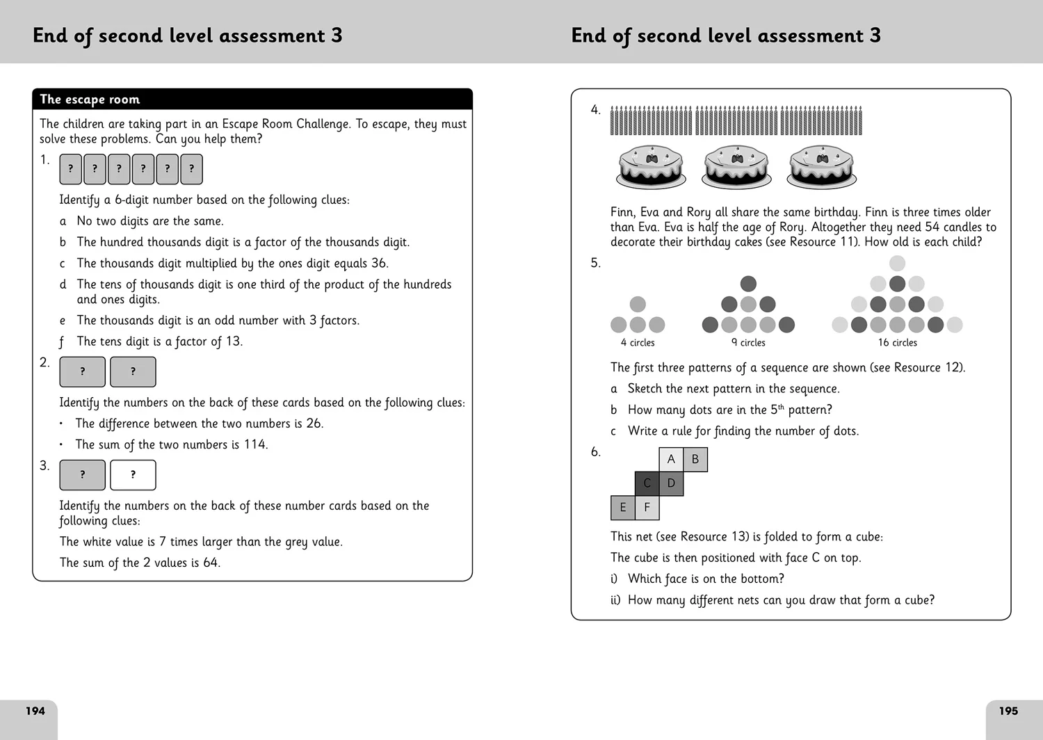 Primary Maths for Scotland - Second Level Assessment Pack: For Curriculum for Excellence Primary Maths - Image 3