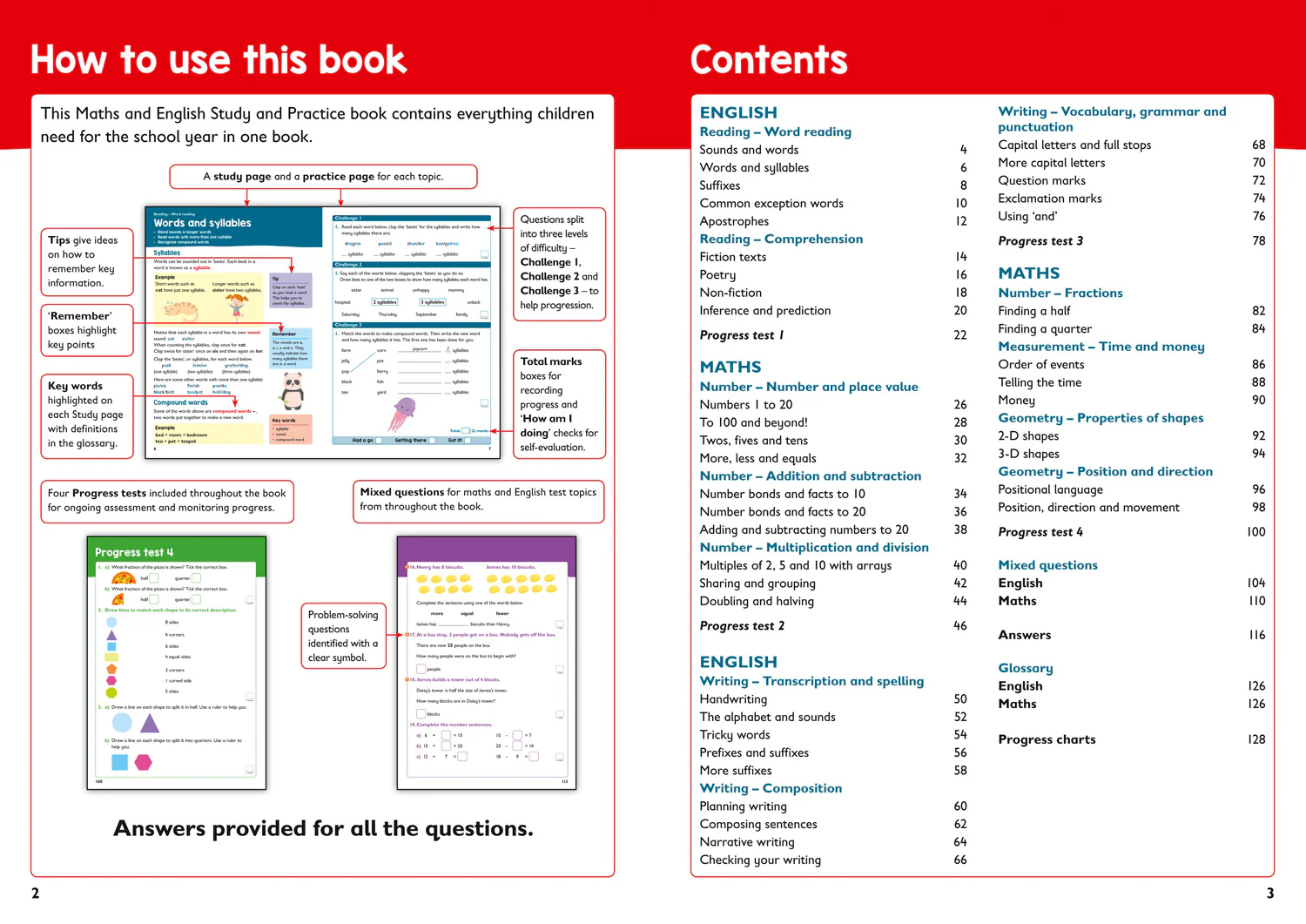 Collins KS1 Practice - Year 1 Maths and English KS1 Targeted Study & Practice Book: Ideal for use at home - Image 2