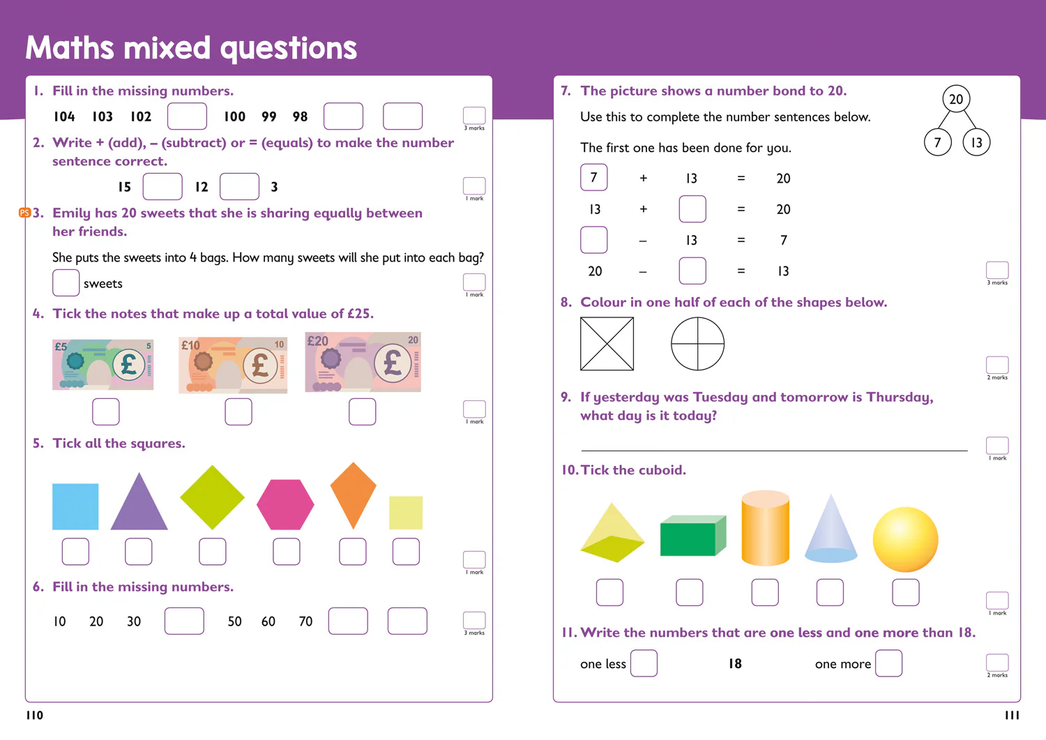 Collins KS1 Practice - Year 1 Maths and English KS1 Targeted Study & Practice Book: Ideal for use at home - Image 6