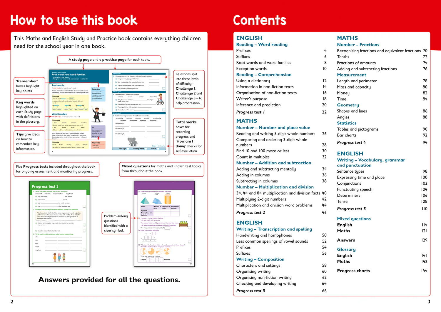 Collins KS2 Practice - Year 3 Maths and English KS2 Targeted Study & Practice Book: Ideal for use at home - Image 2