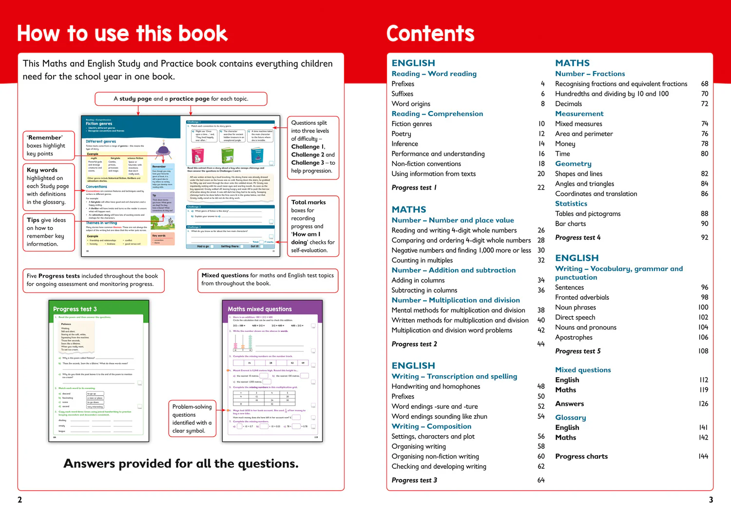 Collins KS2 Practice - Year 4 Maths and English KS2 Targeted Study & Practice Book: Ideal for use at home - Image 2