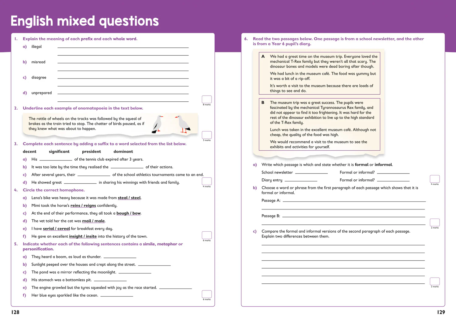 Collins KS2 SATs Practice - Year 6 Maths and English KS2 Targeted Study & Practice Book: for the 2026 tests - Image 7
