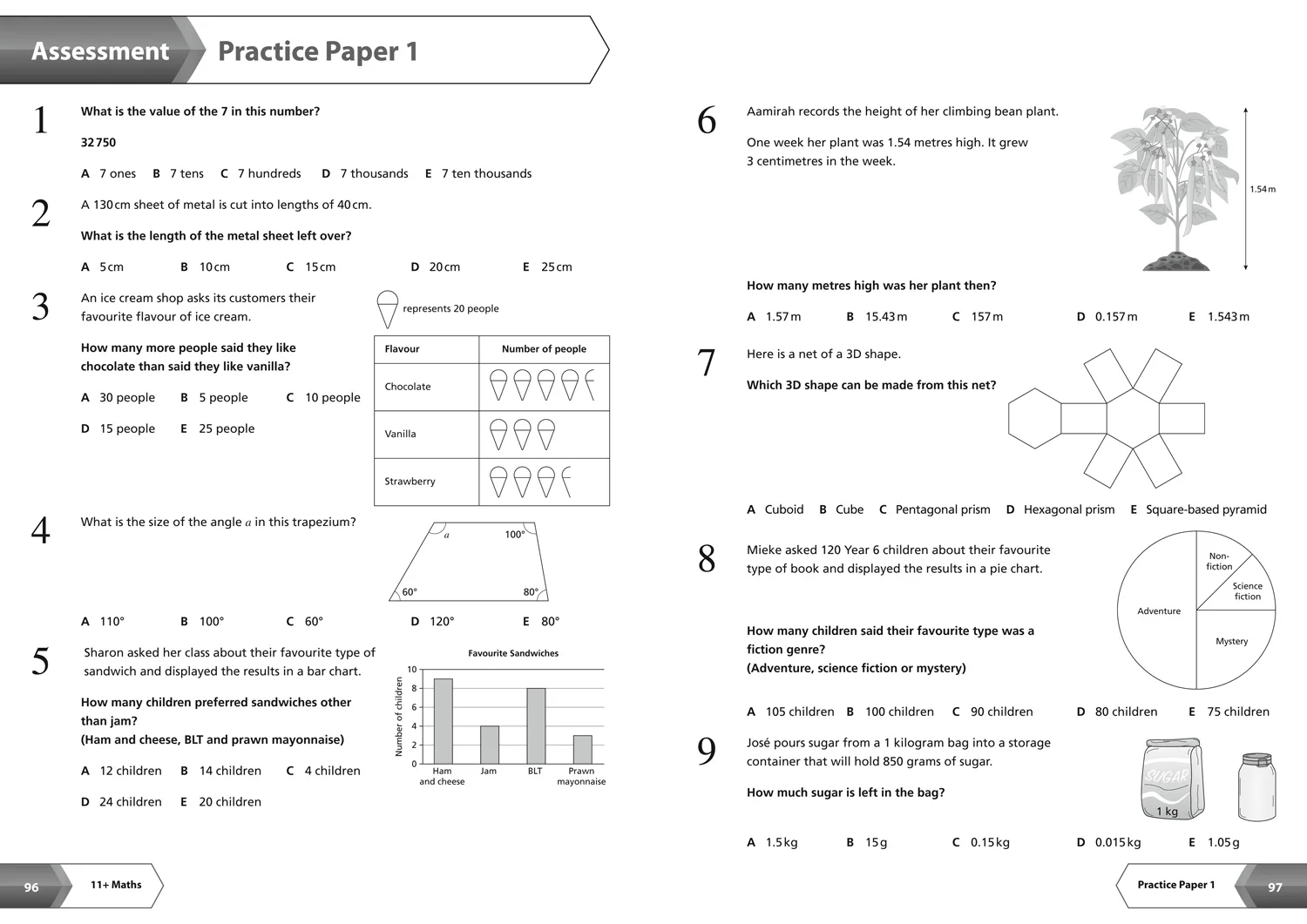 Collins 11+ Practice - 11+ Maths Complete Revision, Practice & Assessment for GL: For the 2026 GL Assessment Tests - Image 5