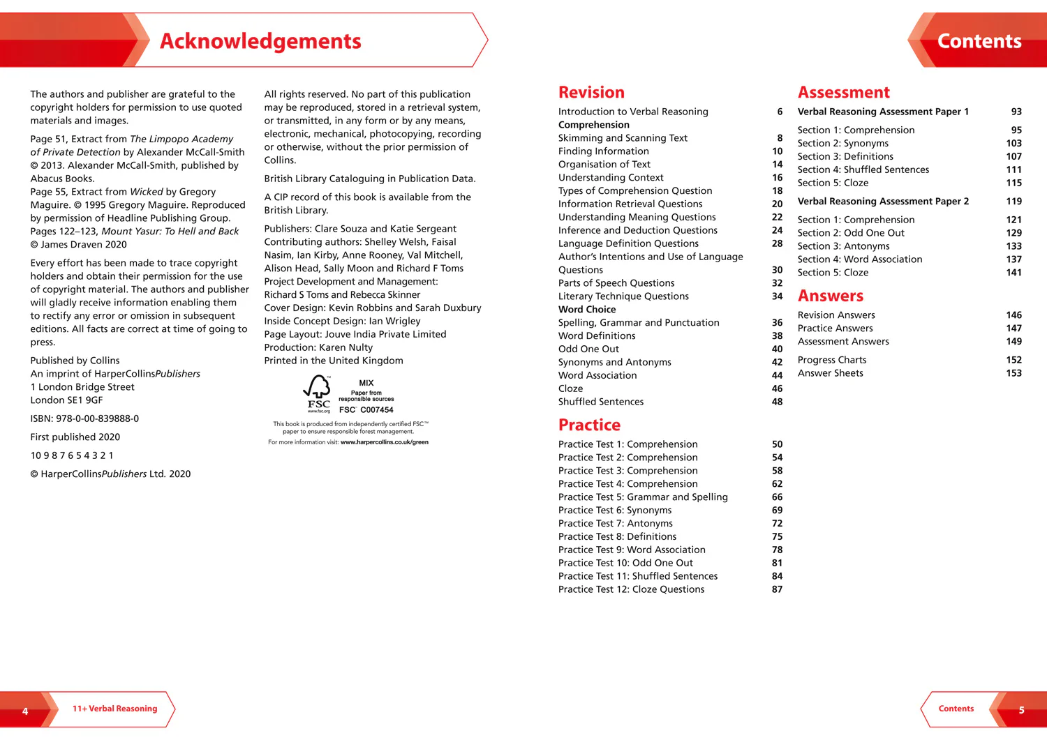 Collins 11+ Practice - 11+ Verbal Reasoning Complete Revision, Practice & Assessment for CEM: For the 2026 CEM Tests - Image 2