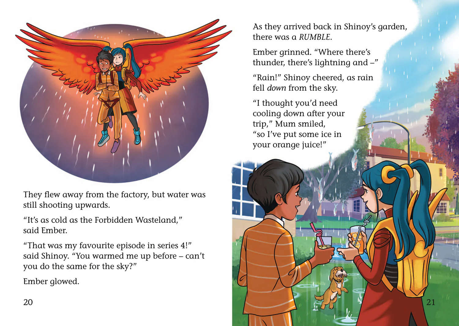 Collins Big Cat - Shinoy and the Chaos Crew: The Day the Rain Fell Up: Band 08/Purple - Image 3