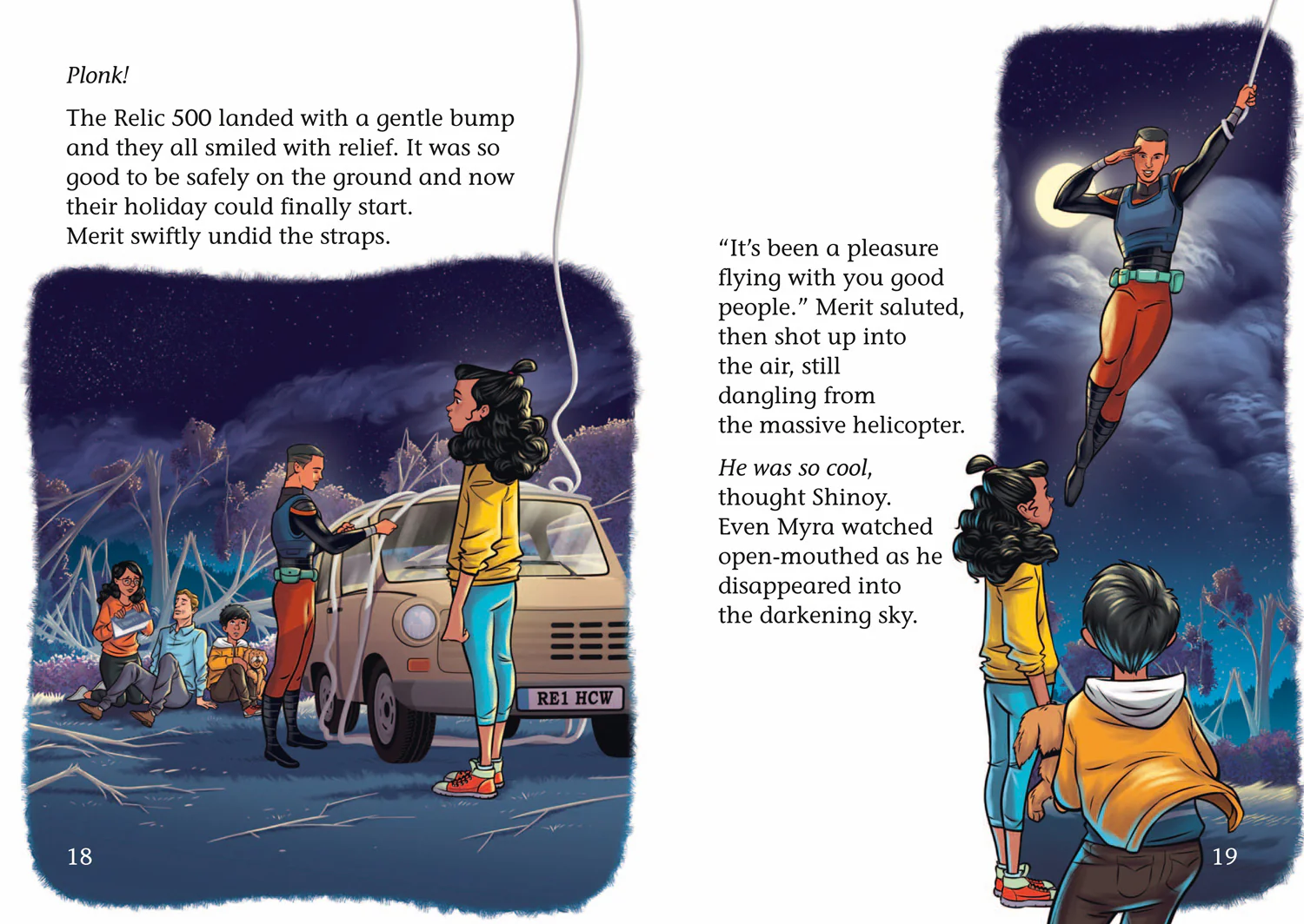 Collins Big Cat - Shinoy and the Chaos Crew: The Day of the Time Tunnels: Band 08/Purple - Image 3