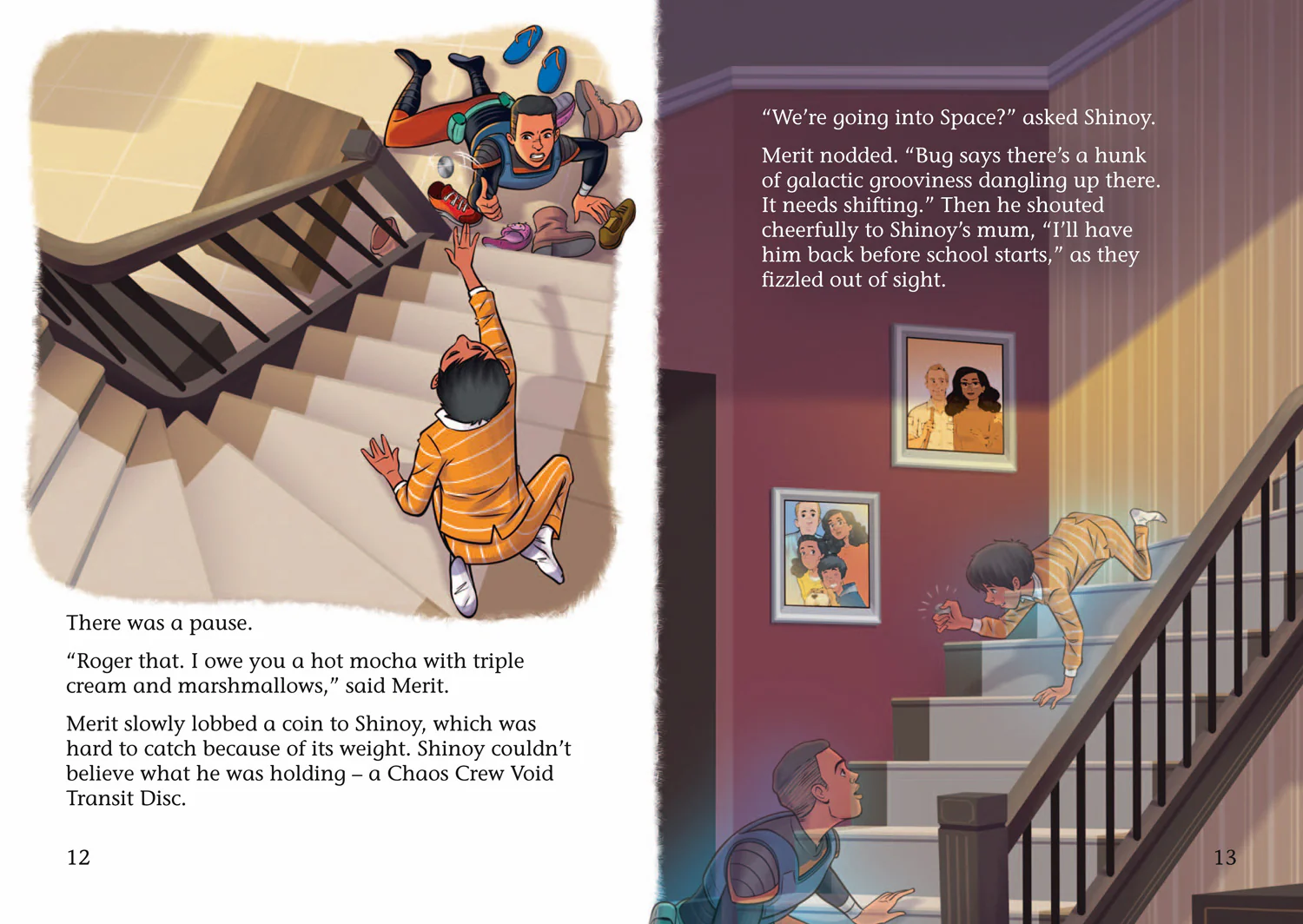 Collins Big Cat - Shinoy and the Chaos Crew: The Day the World Was Weighed Down: Band 09/Gold - Image 3