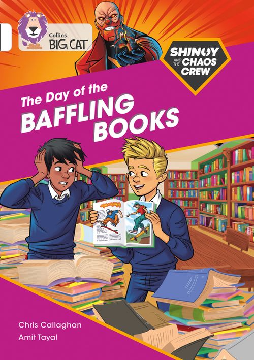 Collins Big Cat - Shinoy and the Chaos Crew: The Day of the Baffling Books: Band 10/White - Image 4