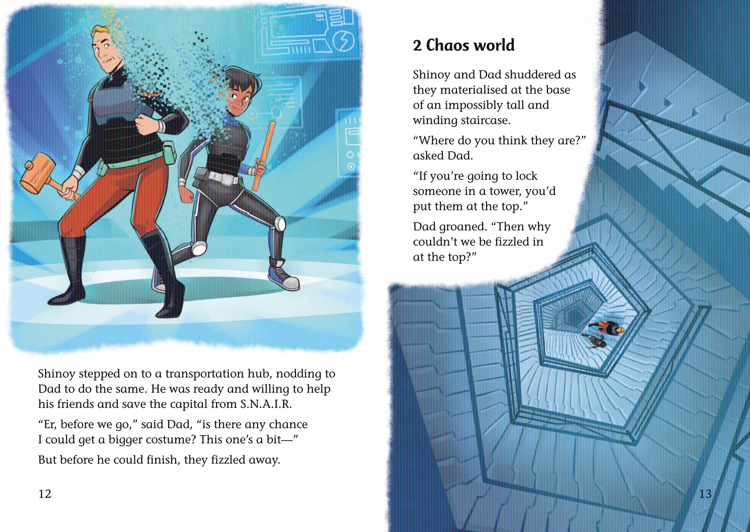 Collins Big Cat - Shinoy and the Chaos Crew: The Day of the Risky Rescue: Band 11/Lime - Image 2
