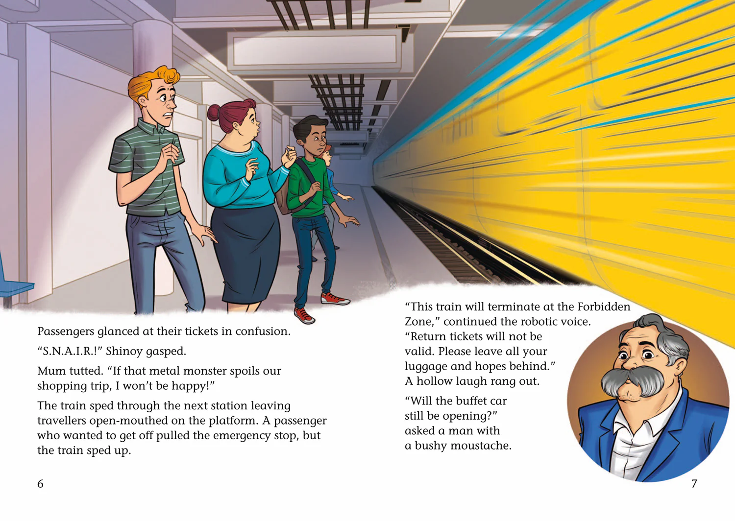 Collins Big Cat - Shinoy and the Chaos Crew: The Day of Treacherous Travel: Band 11/Lime - Image 2