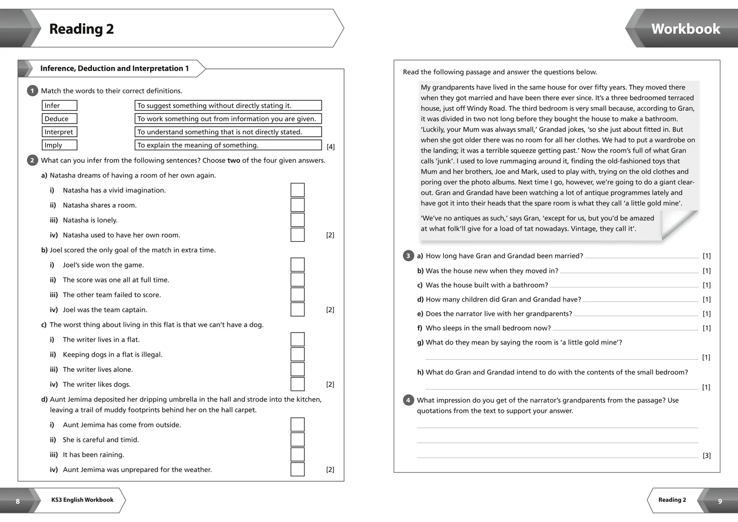Collins KS3 Revision - KS3 English Workbook: Ideal for Years 7, 8 and 9 - Image 3