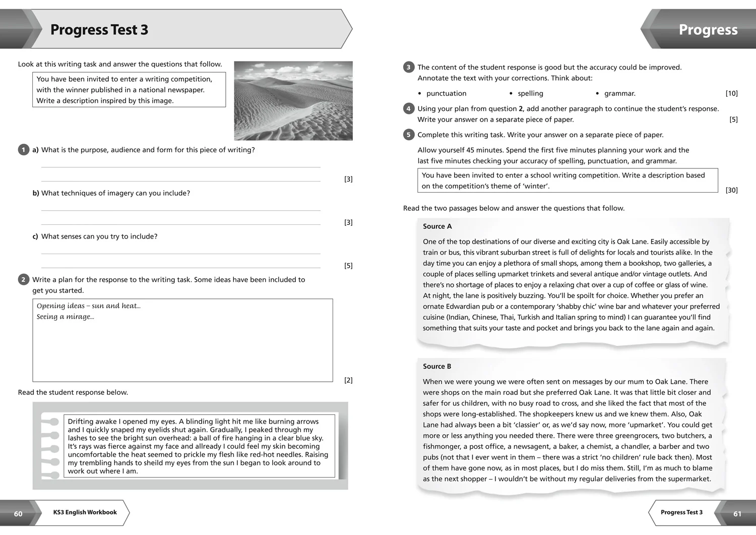 Collins KS3 Revision - KS3 English Workbook: Ideal for Years 7, 8 and 9 - Image 5