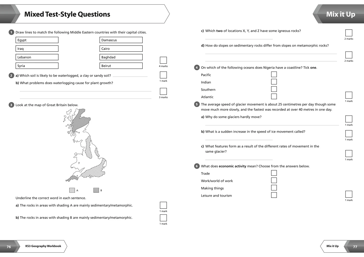 Collins KS3 Revision - KS3 Geography Workbook: Ideal for Years 7, 8 and 9 - Image 6