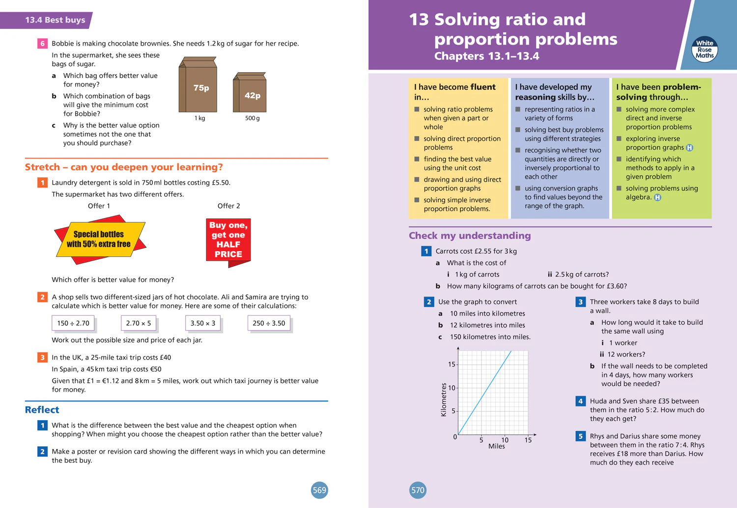 White Rose Maths - Key Stage 3 Maths Student Book 3 - Image 6