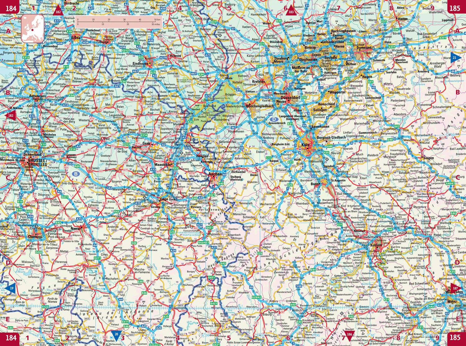 Collins Essential Road Atlas Europe: Clear and detailed map of Europe in handy A4 paperback (New edition) - Image 4