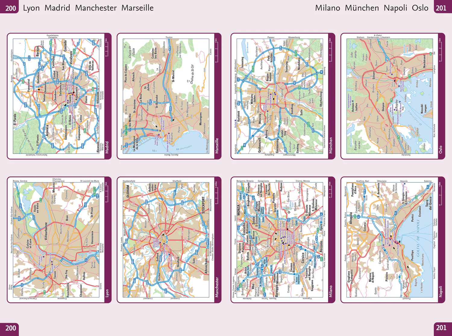 Collins Essential Road Atlas Europe: Clear and detailed map of Europe in handy A4 paperback (New edition) - Image 5