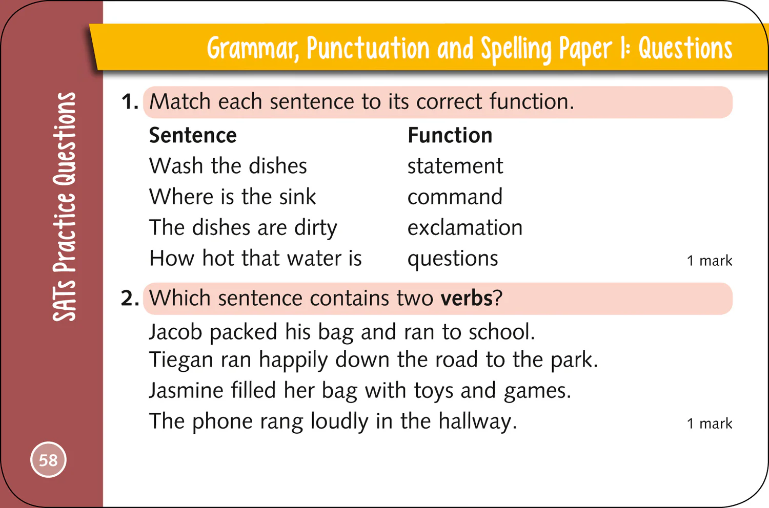 Collins KS2 SATs Practice - KS2 English SATs Question Cards: for the 2026 tests - Image 14