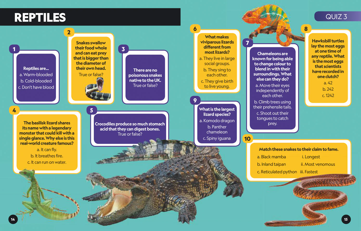 National Geographic Kids - Animals Quiz Book: 300 brain busting trivia questions - Image 2