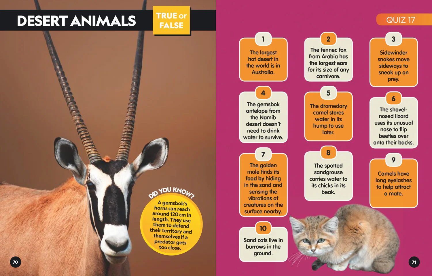 National Geographic Kids - Animals Quiz Book: 300 brain busting trivia questions - Image 4