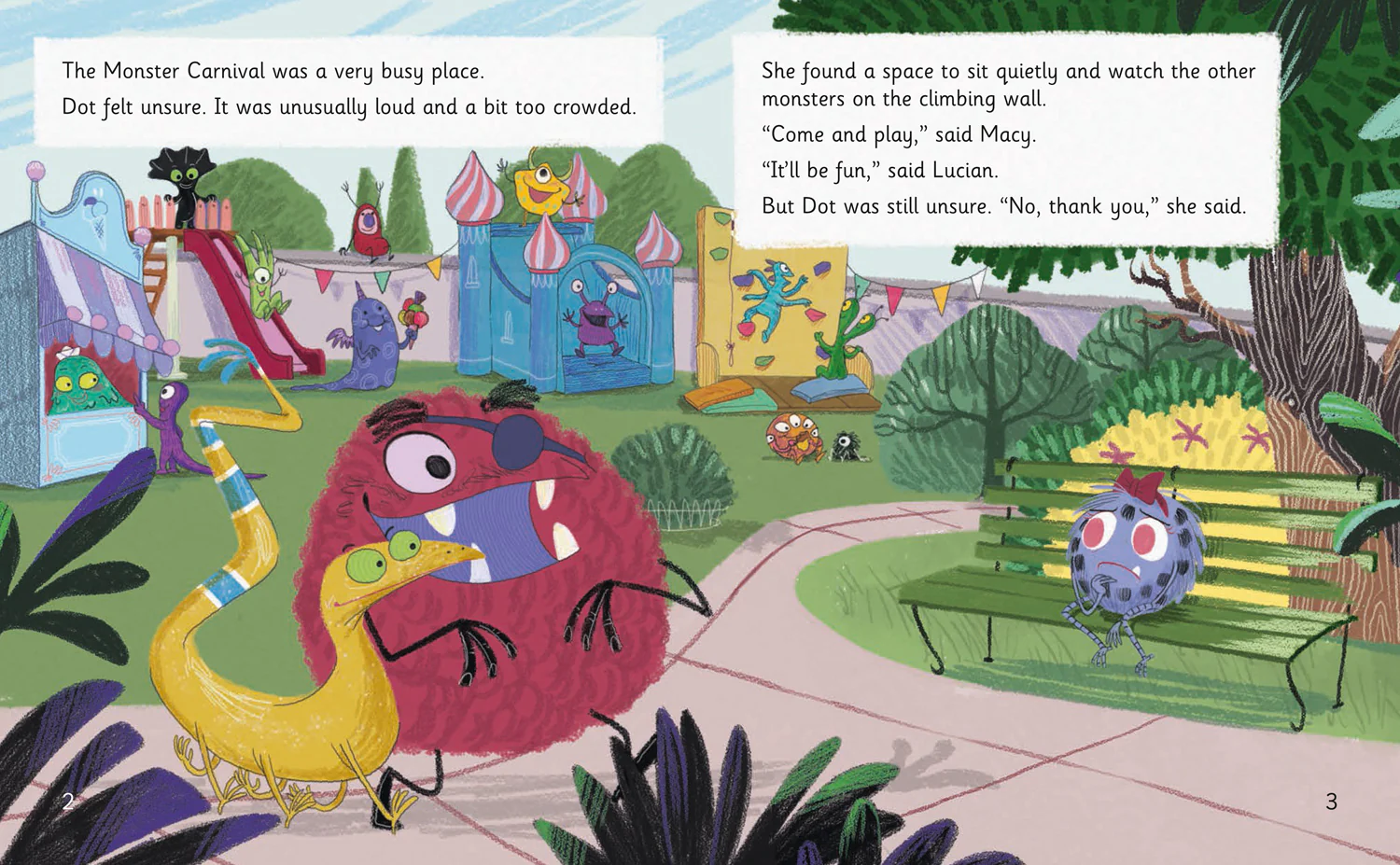 Collins Big Cat Phonics for Letters and Sounds - The Shy Monster: Band 07/Turquoise - Image 2