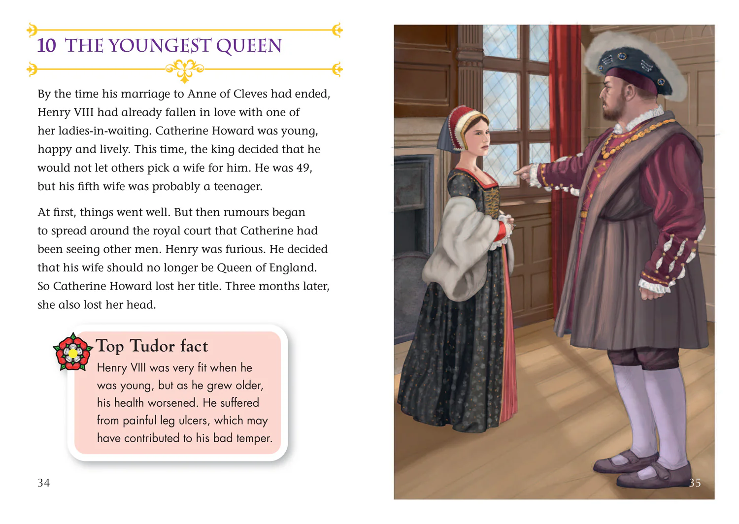 Collins Big Cat - Six Queens, One King: The Extraordinary Reign of Henry VIII: Band 15/Emerald - Image 3