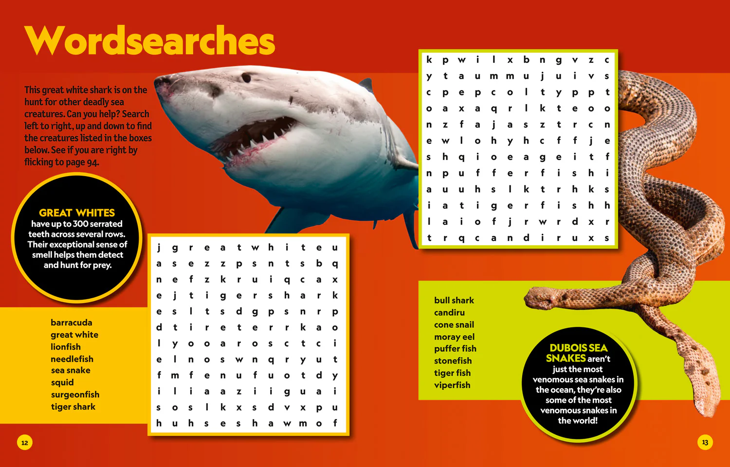 National Geographic Kids - Puzzle Book Deadly Creatures: Brain-tickling quizzes, sudokus, crosswords and wordsearches - Image 3