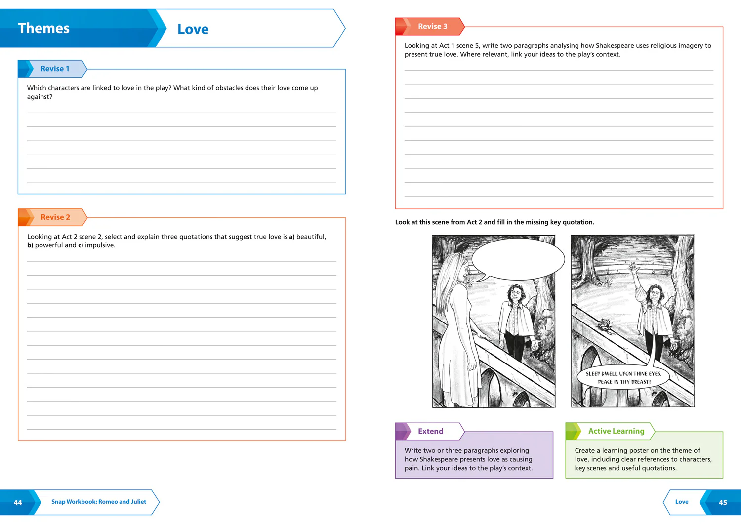 Collins GCSE 9-1 Snap Revision - Romeo and Juliet AQA GCSE 9 – 1 English Literature Workbook: Ideal for the 2026 and 2027 exams - Image 6