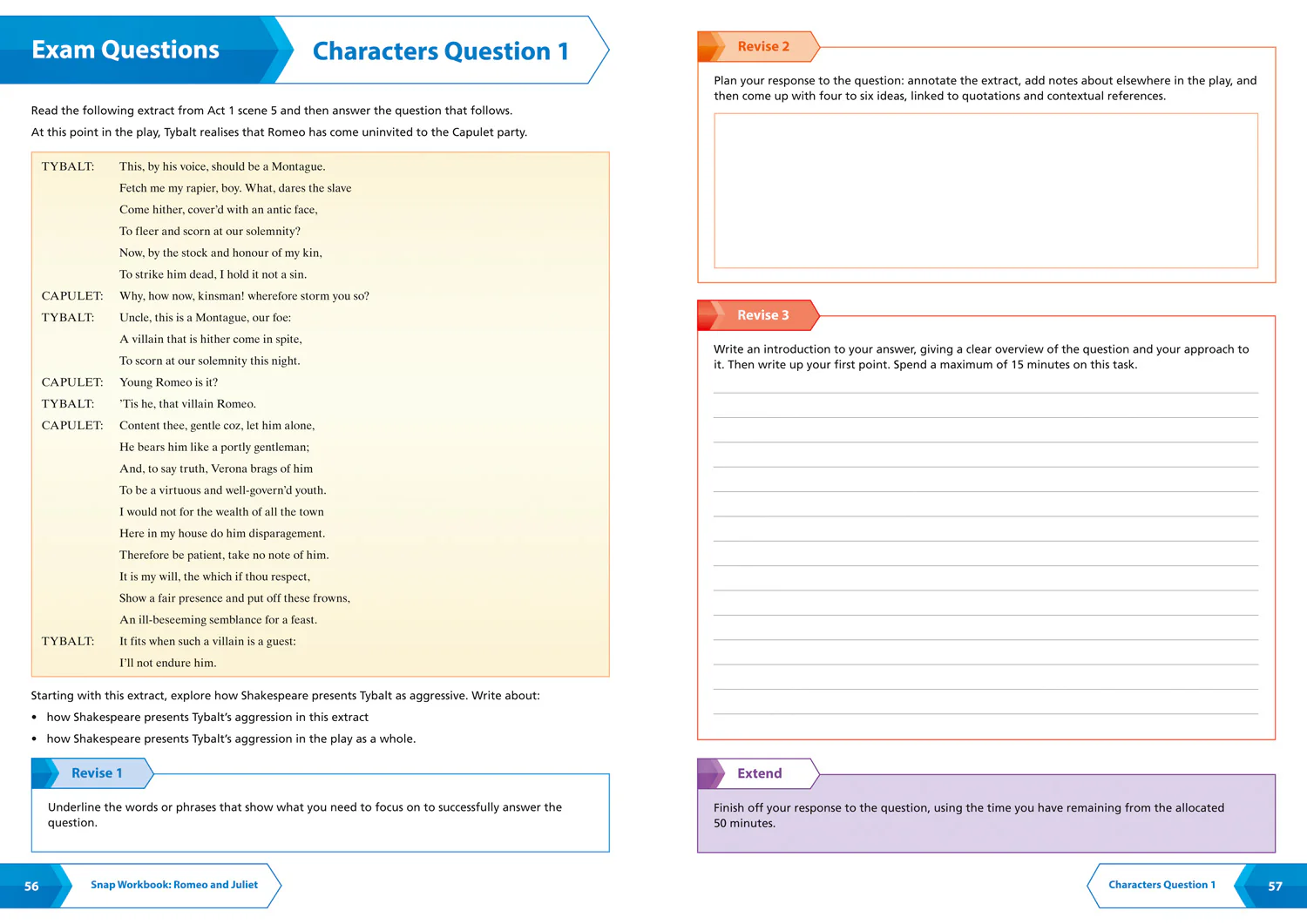 Collins GCSE 9-1 Snap Revision - Romeo and Juliet AQA GCSE 9 – 1 English Literature Workbook: Ideal for the 2026 and 2027 exams - Image 7