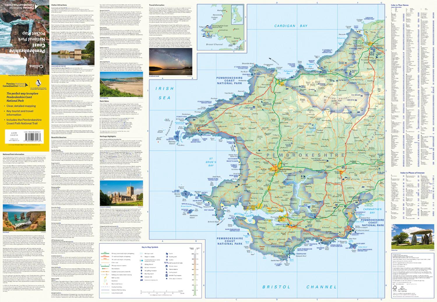 Pembrokeshire Coast National Park Pocket Map: The perfect guide to explore this area of outstanding natural beauty