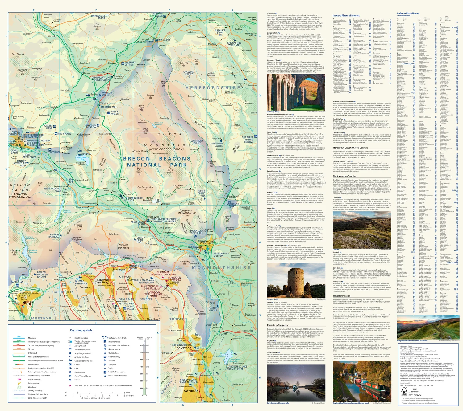 Brecon Beacons National Park Pocket Map: The perfect guide to explore this area of outstanding natural beauty - Image 3