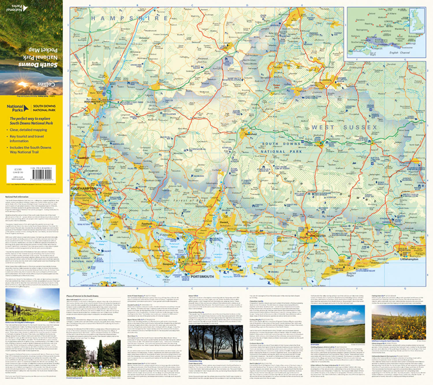 South Downs National Park Pocket Map: The perfect guide to explore this area of outstanding natural beauty - Image 2