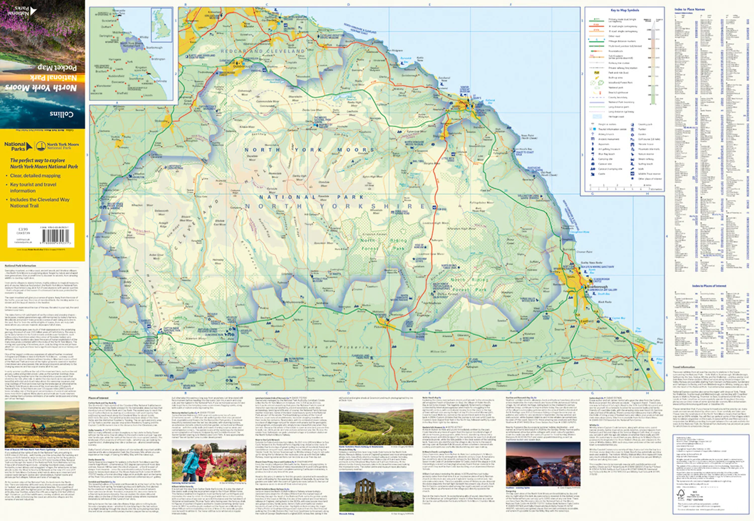North York Moors National Park Pocket Map: The perfect guide to explore this area of outstanding natural beauty - Image 2