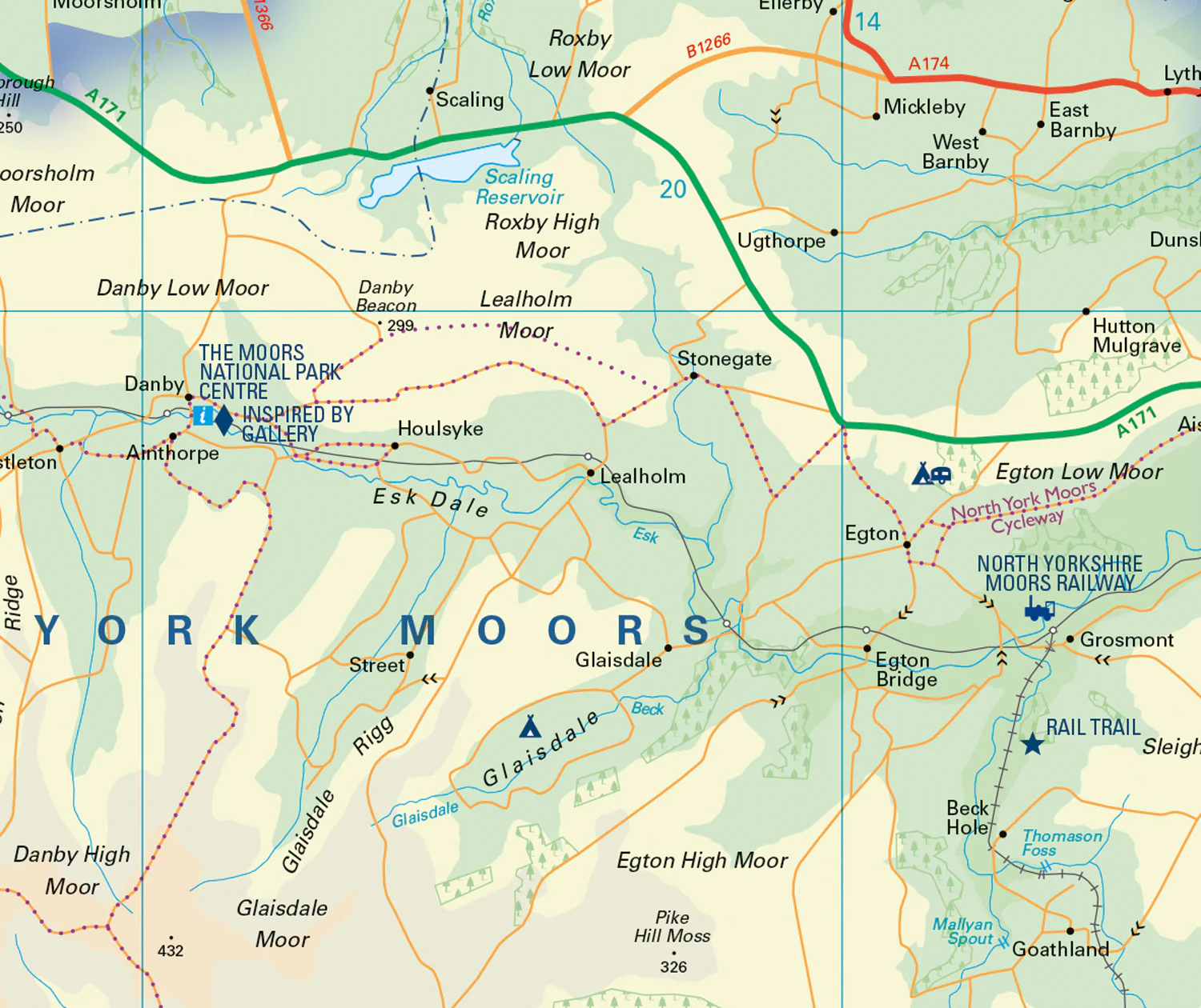 North York Moors National Park Pocket Map: The perfect guide to explore this area of outstanding natural beauty - Image 3