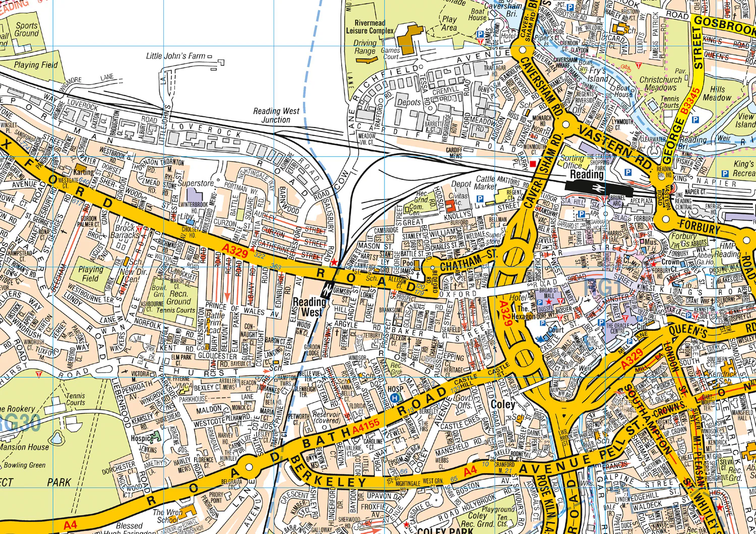 Reading A-Z Pocket Street Map: Accurate street map for easy navigation - Image 3