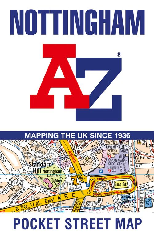 Nottingham A-Z Pocket Street Map: Accurate street map for easy navigation