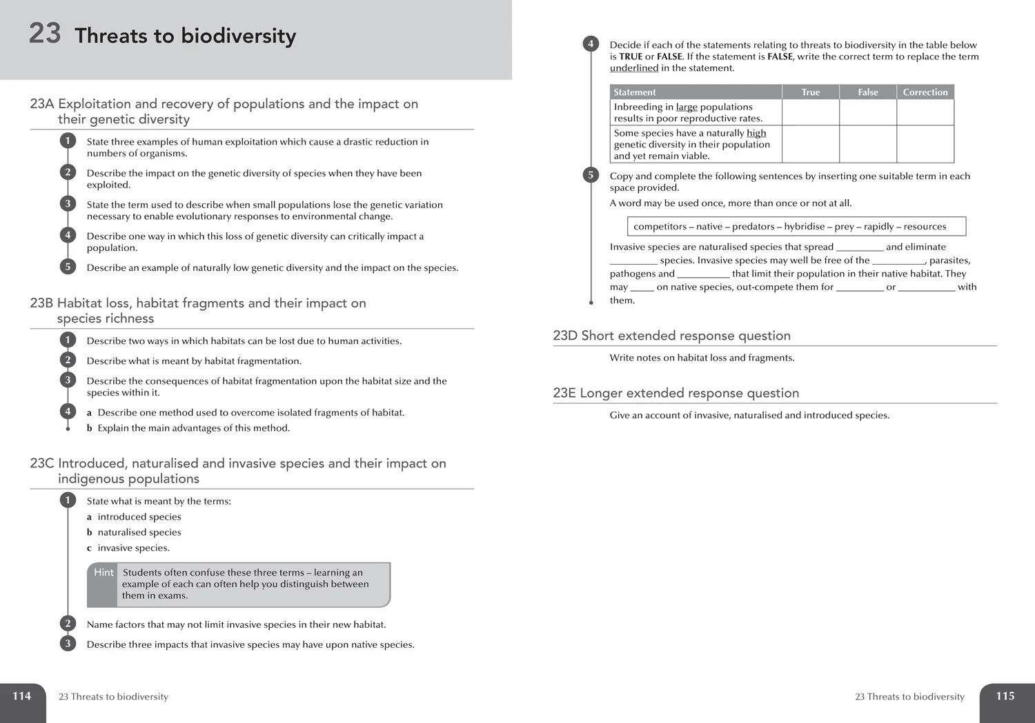 Leckie Practice Workbook - Higher Biology: Practise and Learn SQA Exam Topics - Image 3