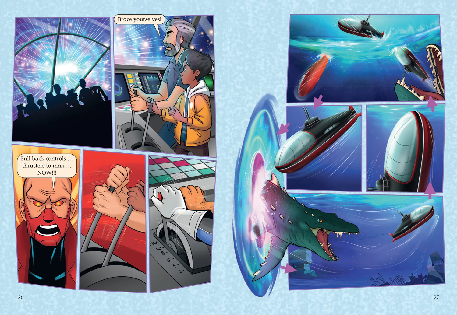 Collins Big Cat - Shinoy and the Chaos Crew Mission: Submarine Scare: Band 10/White - Image 4