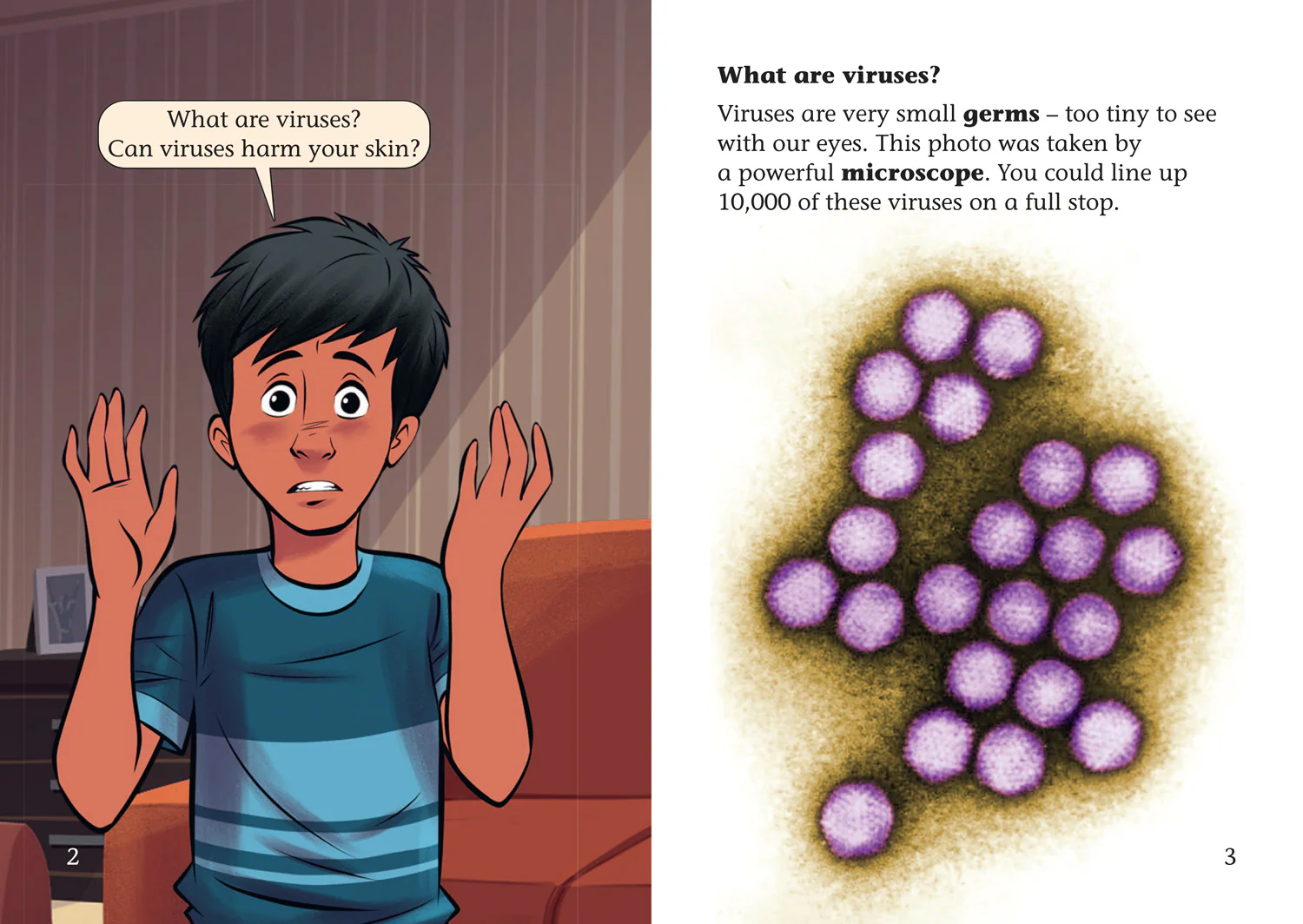 Collins Big Cat - Shinoy and the Chaos Crew: What are viruses?: Band 08/Purple - Image 2